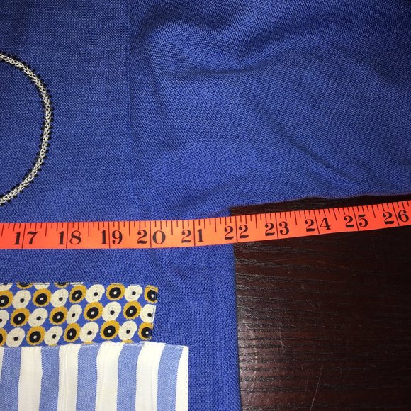 Canvasbacks Blue Patchwork Art Tapestry Jacket - Picture 6 of 9